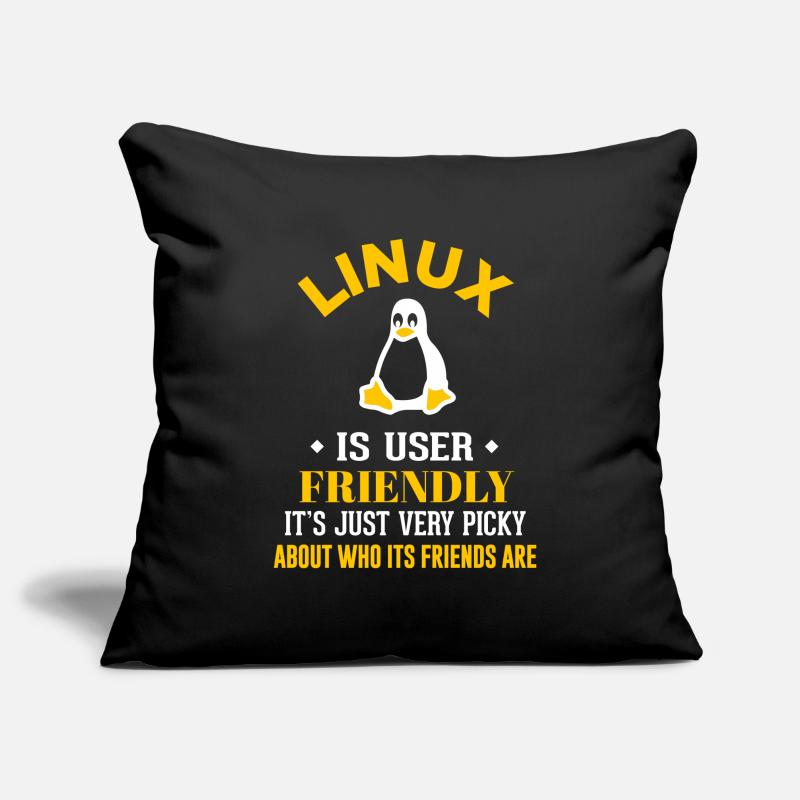 Linux Geek Coding Programmierer Nerd Sofakissenbezug 45 x 45 cm