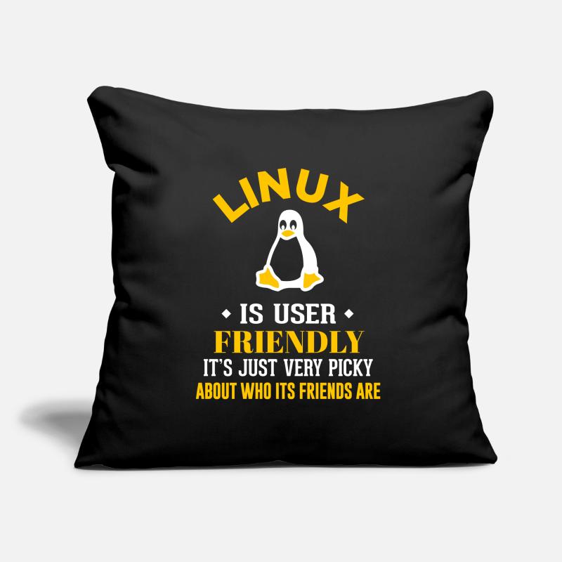 Linux Geek Coding Programmierer Nerd Sofakissenbezug 45 x 45 cm