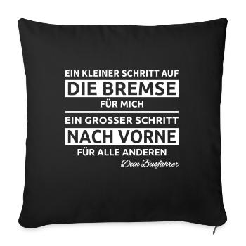 Bus Driver School Bus Bus Bus Gift - Sofa pillowcase 17,3'' x 17,3'' (45 x 45 cm) - black - Front