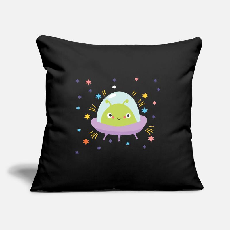 Cute UFO Space Alien Alien Sofa pillowcase 17,3'' x 17,3'' (45 x 45 cm)
