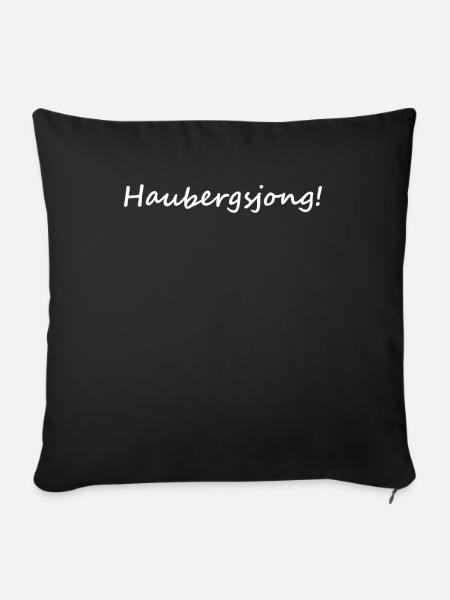 Siegerland Sejerlänner Haubergsjong - Sofakissenbezug 45 x 45 cm - Schwarz