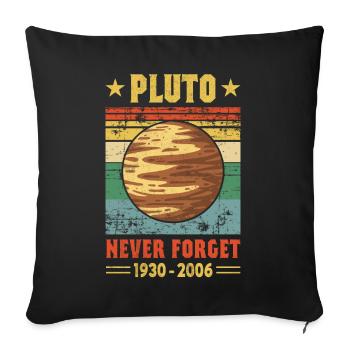 Pluto - Sofakissenbezug 45 x 45 cm - Schwarz - Vorne