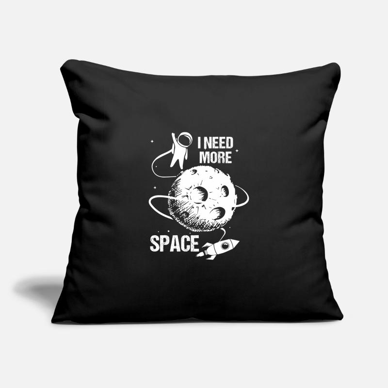 Space Need More Space Moon Rocket Astronaut Sofa pillowcase 17,3'' x 17,3'' (45 x 45 cm)