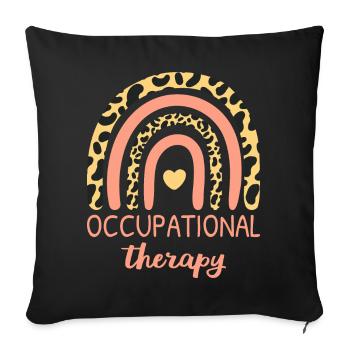 Ergothérapie I - Housse de coussin décorative 45 x 45 cm - noir - Devant