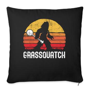 Bluegrass drôle rétro idée de cadeau vintage - Housse de coussin décorative 45 x 45 cm - noir - Devant