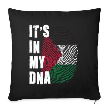 Free Palestine Palestina Liberté - Housse de coussin décorative 45 x 45 cm - noir - Devant