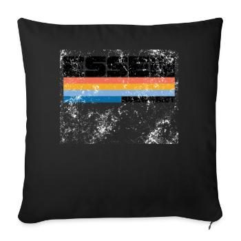 Essen Ruhrgebiet Retro - Sofakissenbezug 45 x 45 cm - Schwarz - Vorne