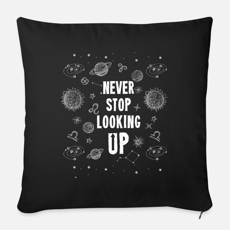 Astrophysicien Astrophysicien Cadeau - Housse de coussin décorative 45 x 45 cm - noir
