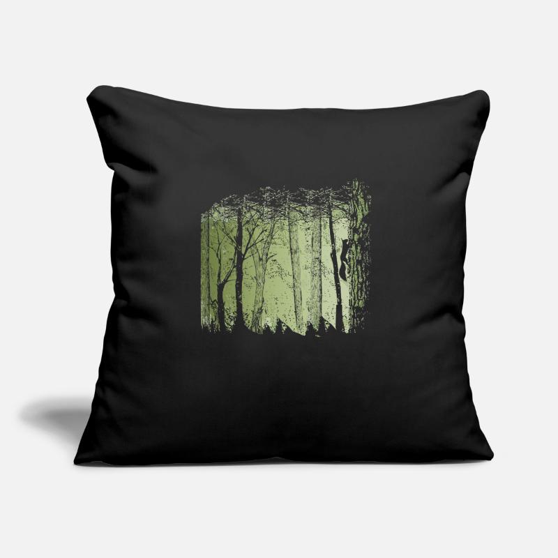 Eichhörnchen Wald Silhouette Eichhörnchen Geschenk Sofakissenbezug 45 x 45 cm