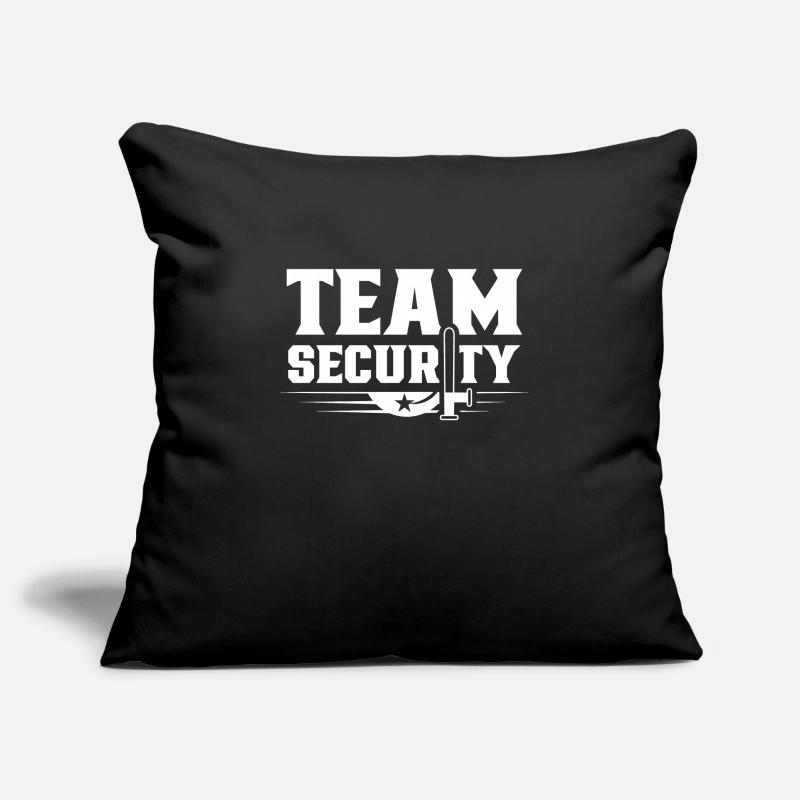 Team Security Security Security Security Guard Sofa pillowcase 17,3'' x 17,3'' (45 x 45 cm)