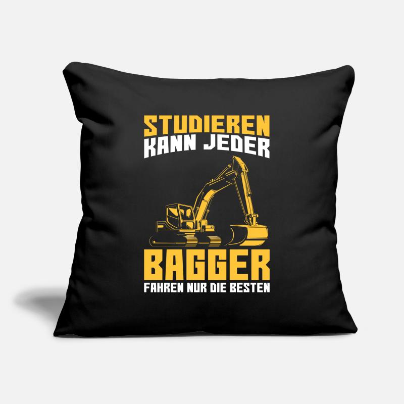 Baggerfahrer Bagger Spruch Sofakissenbezug 45 x 45 cm