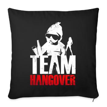 Team Hangover Männer JGA Shirts Herren Party Baby - Sofakissenbezug 45 x 45 cm - Schwarz - Vorne