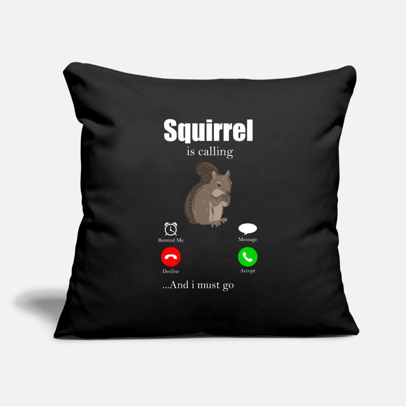 Squirrel Tshirt Chipmunk Squirrel Nut Sofa pillowcase 17,3'' x 17,3'' (45 x 45 cm)