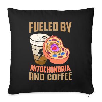 Biologe Wissenschaftler Biologie Geschenk - Sofakissenbezug 45 x 45 cm - Schwarz - Vorne