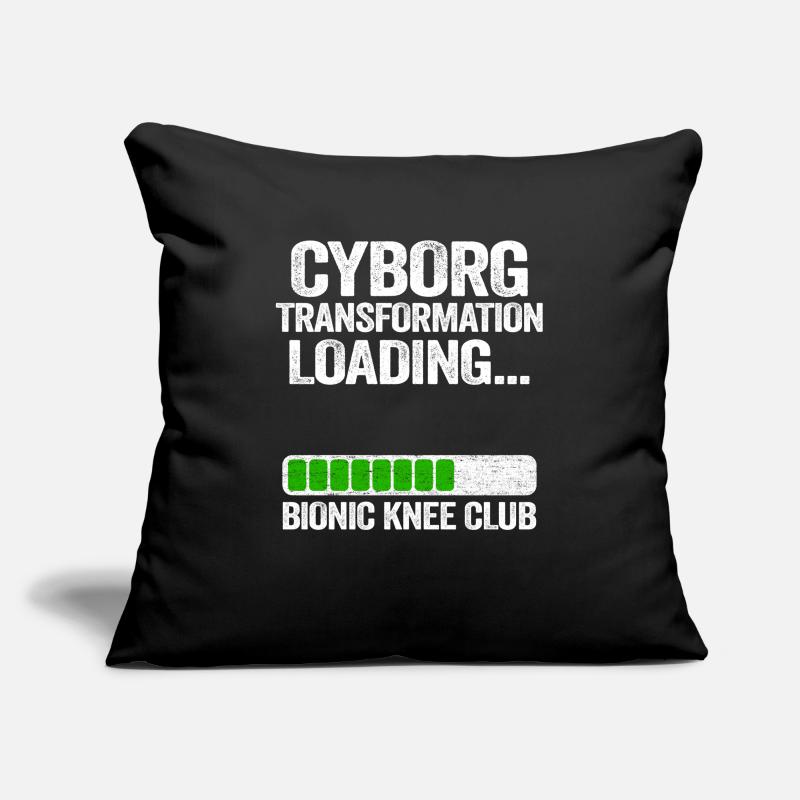 Knee Replacement Surgery Cyborg Transformation Sofa pillowcase 17,3'' x 17,3'' (45 x 45 cm)