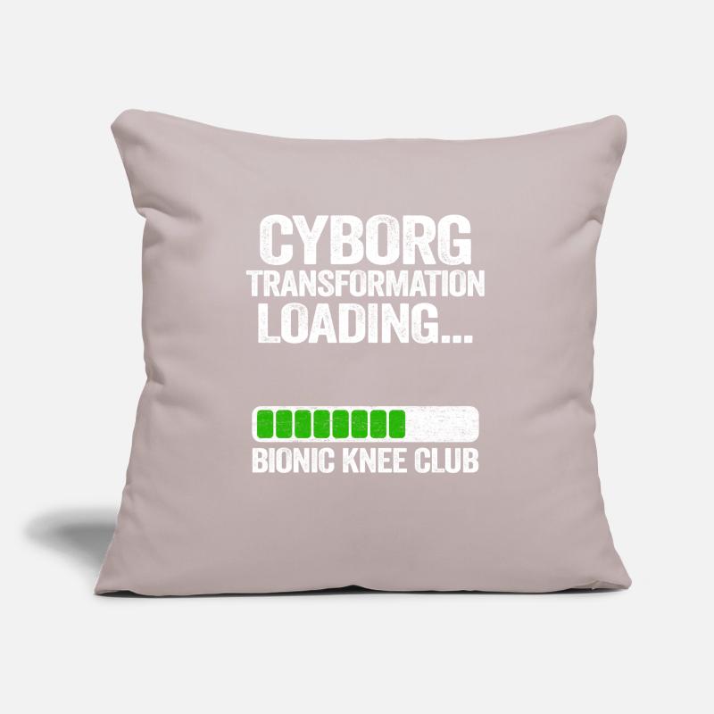 Knee Replacement Surgery Cyborg Transformation Sofa pillowcase 17,3'' x 17,3'' (45 x 45 cm)