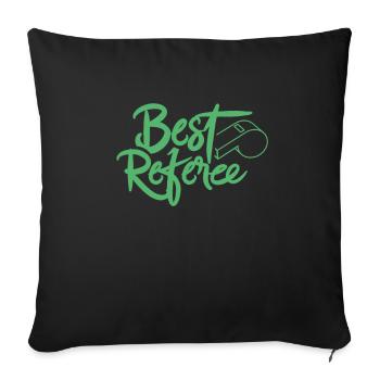 BEST Referee Referee Judge - Sofa pillowcase 17,3'' x 17,3'' (45 x 45 cm) - black - Front