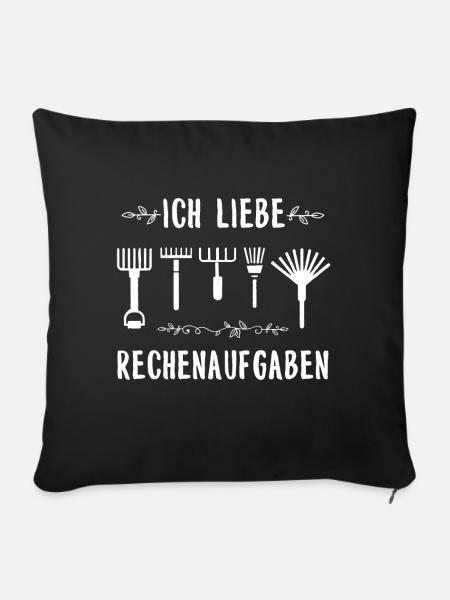 Garten - Sofakissenbezug 45 x 45 cm - Schwarz