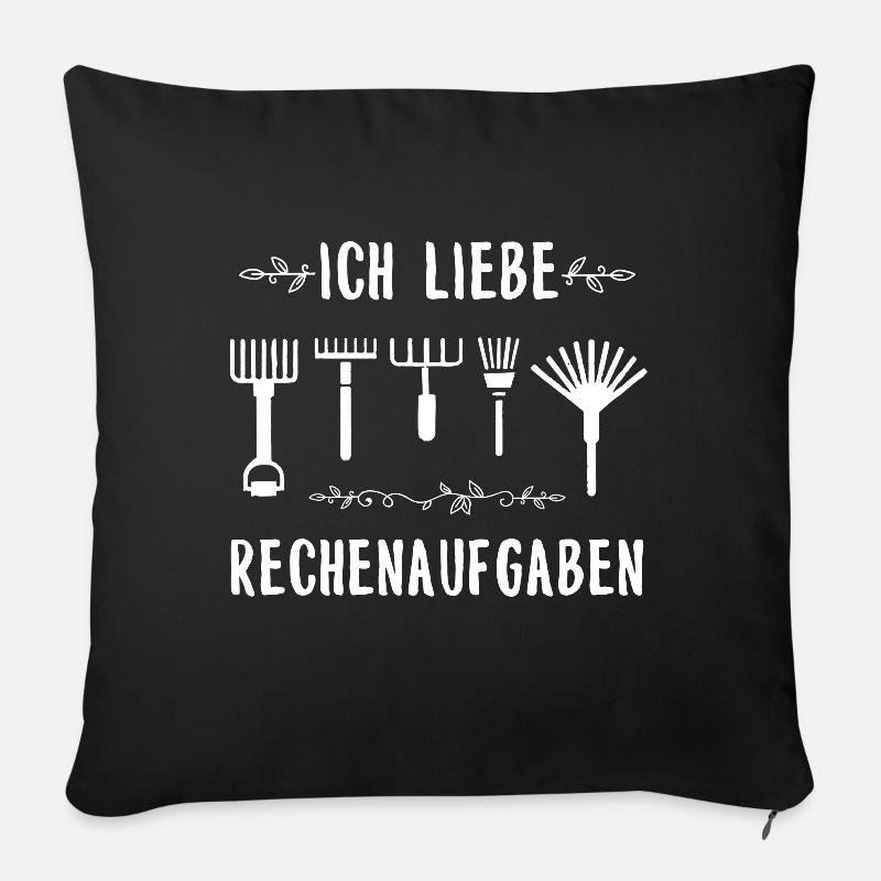 Garten - Sofakissenbezug 45 x 45 cm - Schwarz