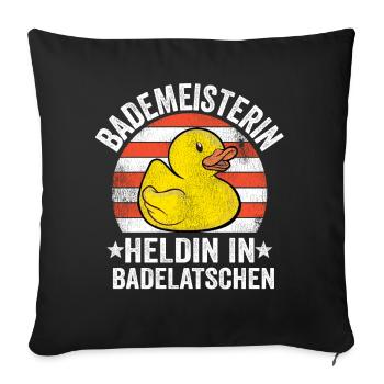 Lifeguard Funny Lifeguard Gift - Sofa pillowcase 17,3'' x 17,3'' (45 x 45 cm) - black - Front