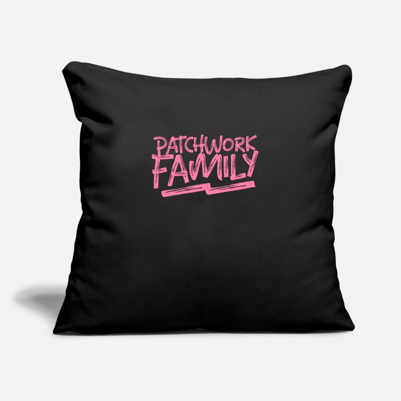 Patchwork Famille De Patchwork Famille Housse de coussin décorative 45 x 45 cm