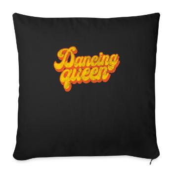 Disco 70s 80s 80s 80s Retro Gift - Sofa pillowcase 17,3'' x 17,3'' (45 x 45 cm) - black - Front