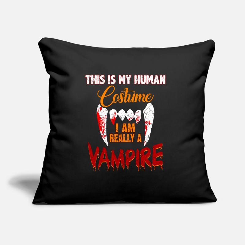 Drôle de vampire Housse de coussin décorative 45 x 45 cm