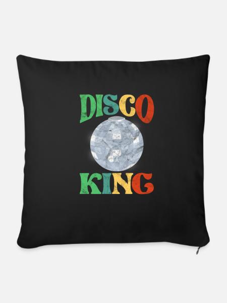Disco - Sofakissenbezug 45 x 45 cm - Schwarz