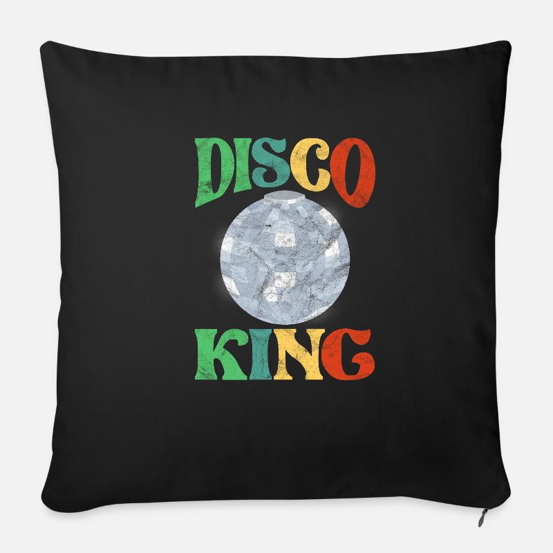 Disco - Sofakissenbezug 45 x 45 cm - Schwarz