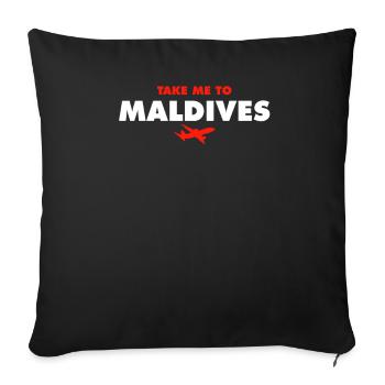 Maldives Easter Gift - Sofakissenbezug 45 x 45 cm - Schwarz - Vorne