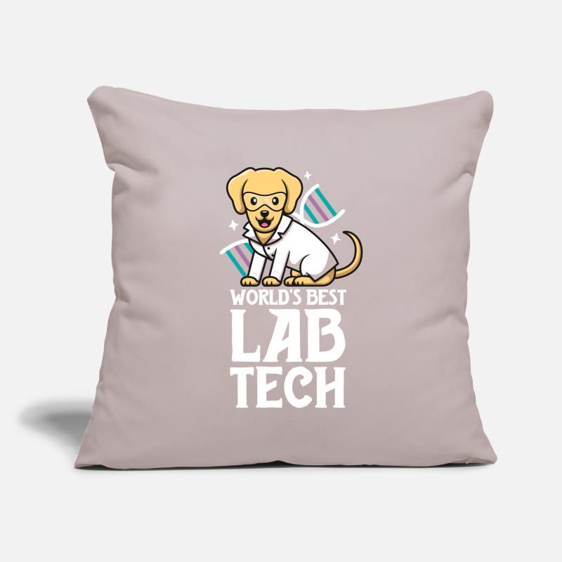 Worlds Best Lab Technician Laboratory Tech Lustig Sofakissenbezug 45 x 45 cm