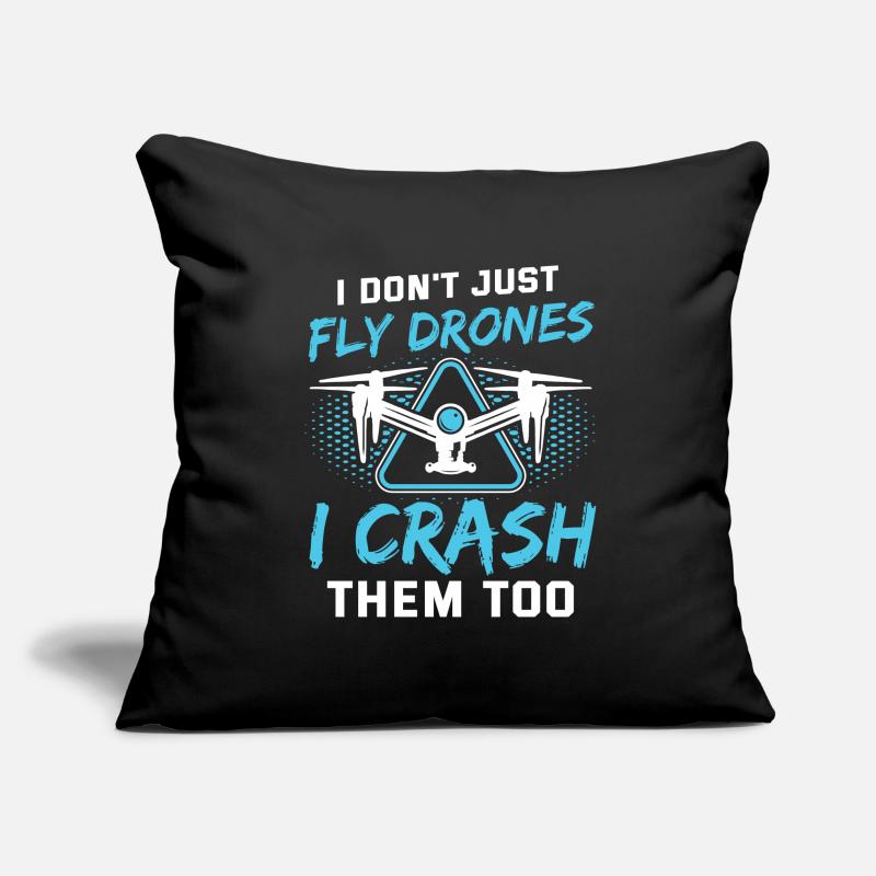 I Don't Just Fly Drones Pilot Men Drones Sofa pillowcase 17,3'' x 17,3'' (45 x 45 cm)