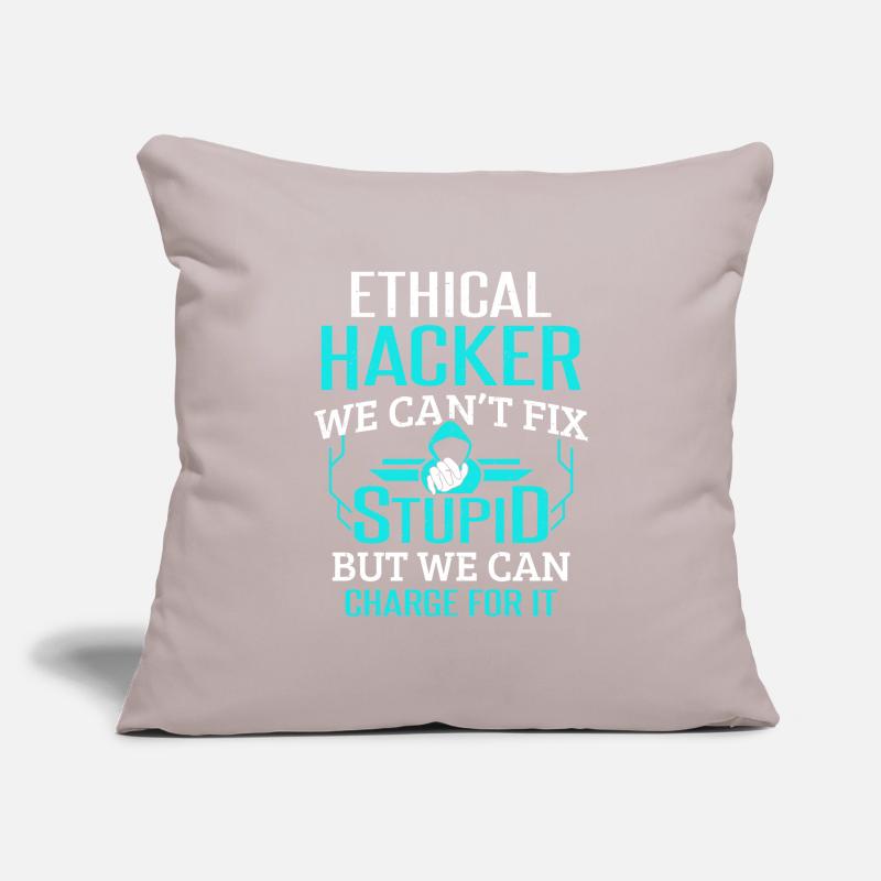 Cybersecurity Computer Hacking Ethical Hacker Sofa pillowcase 17,3'' x 17,3'' (45 x 45 cm)