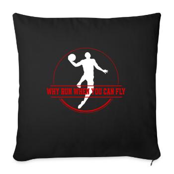 Basketball Basketball Team Basketball Player - Sofa pillowcase 17,3'' x 17,3'' (45 x 45 cm) - black - Front