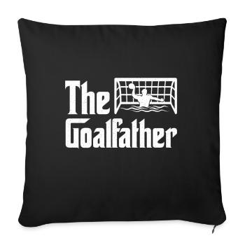 Waterpolo Swimming Water Sports Water Polo Trainer - Sofa pillowcase 17,3'' x 17,3'' (45 x 45 cm) - black - Front