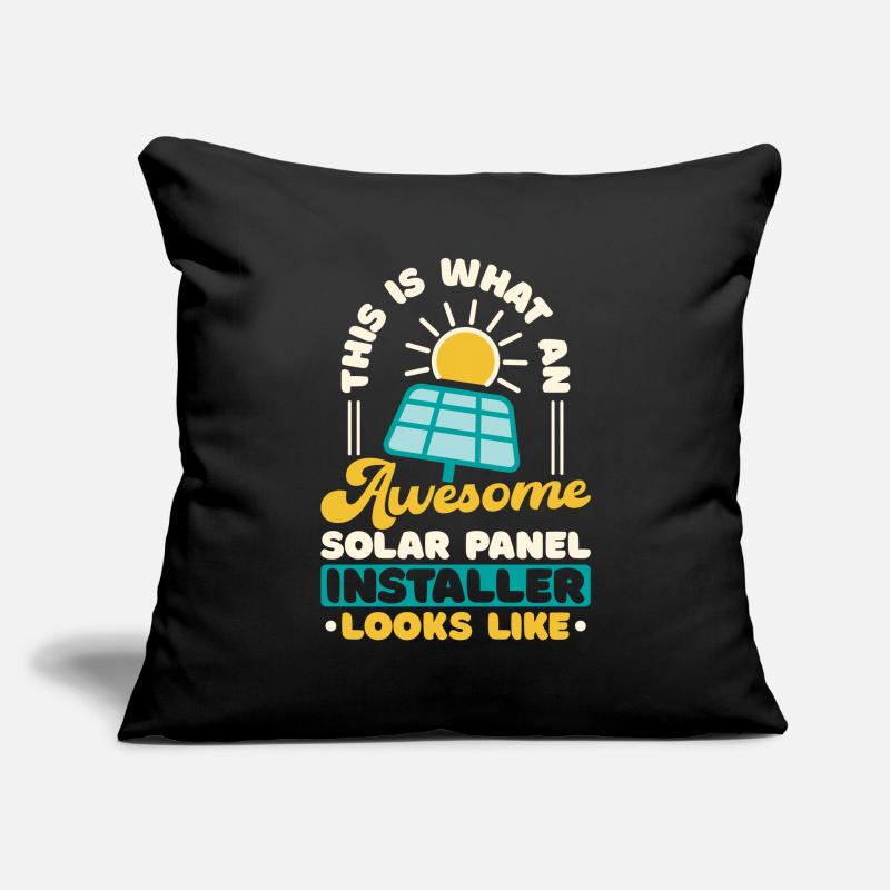 Solar Panel Installer Sofa pillowcase 17,3'' x 17,3'' (45 x 45 cm)