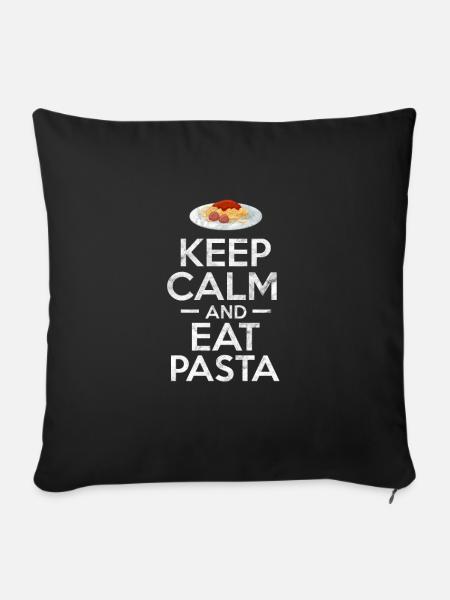 Pasta - Sofakissenbezug 45 x 45 cm - Schwarz