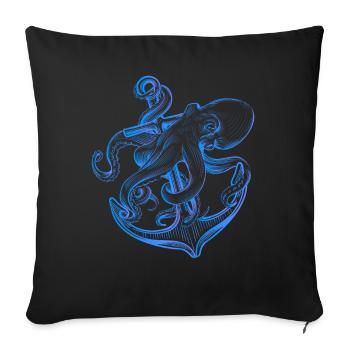 Lasst den Kraken frei Antik griechische Mythologie - Sofakissenbezug 45 x 45 cm - Schwarz - Vorne