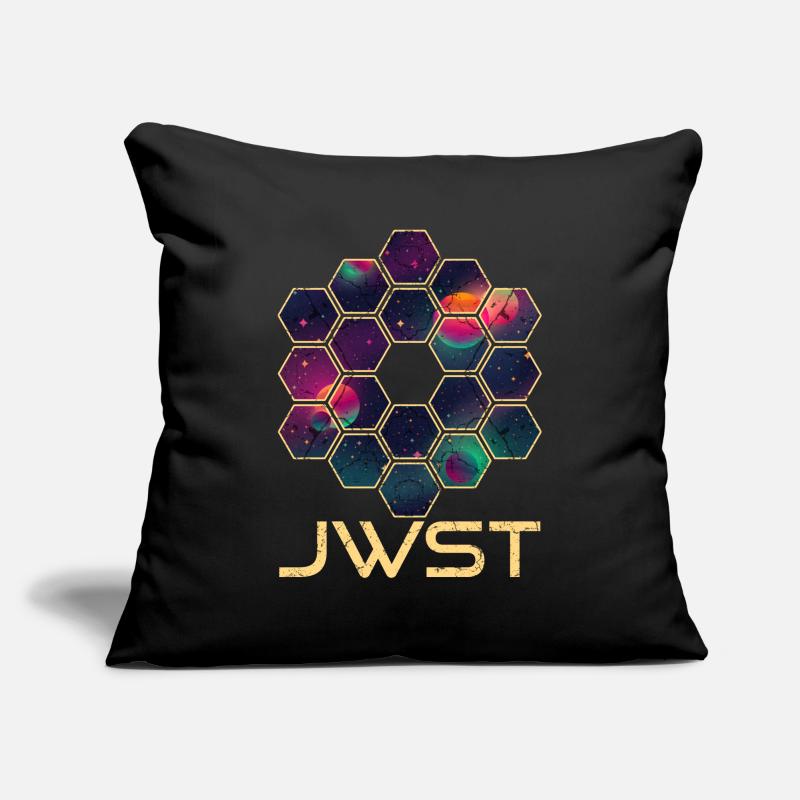 Télescope spatial James Webb Housse de coussin décorative 45 x 45 cm
