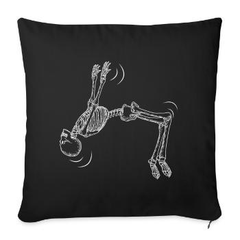 Parkour Skeleton Parcour ParcourIng - Housse de coussin décorative 45 x 45 cm - noir - Devant