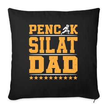 Pencak Silat Papa - Sofakissenbezug 45 x 45 cm - Schwarz - Vorne