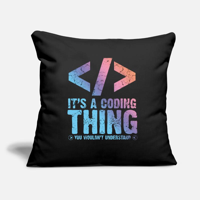 Programmer Sofa pillowcase 17,3'' x 17,3'' (45 x 45 cm)