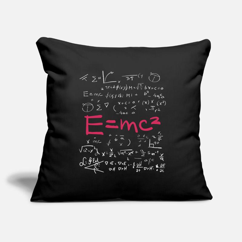 Physics and Math Formulas EMC2 Sofa pillowcase 17,3'' x 17,3'' (45 x 45 cm)
