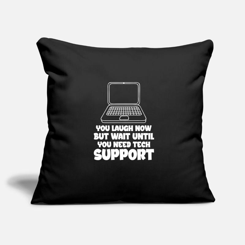 Technical Support Computer It Admin Gift Sofa pillowcase 17,3'' x 17,3'' (45 x 45 cm)