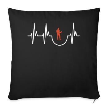 Programming - Sofa pillowcase 17,3'' x 17,3'' (45 x 45 cm) - black - Front