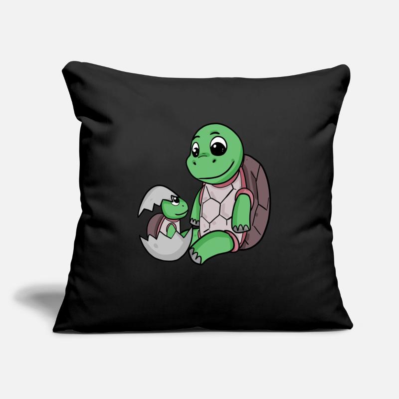 Turtle with Baby Turtle Sofa pillowcase 17,3'' x 17,3'' (45 x 45 cm)