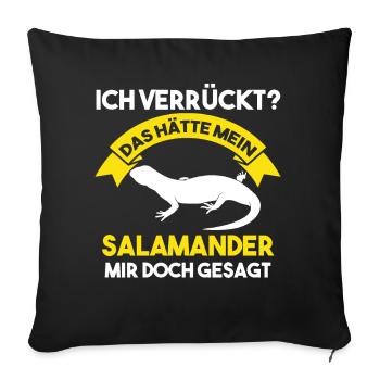 Salamander - Sofakissenbezug 45 x 45 cm - Schwarz - Vorne