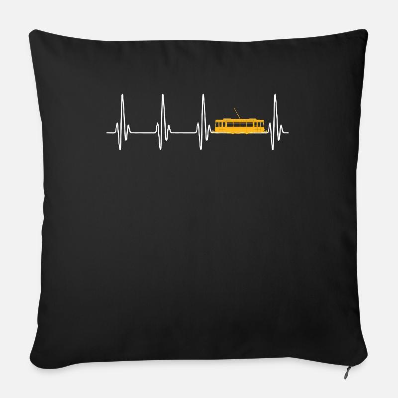 EPIC TRAM OWNER GIFT IDEA - Sofakissenbezug 45 x 45 cm - Schwarz