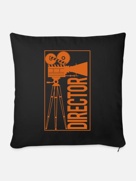 Direktor - Sofakissenbezug 45 x 45 cm - Schwarz
