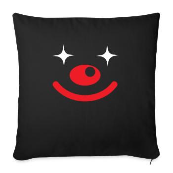 Costume de remplacement de carnaval Tenue de carnaval - Housse de coussin décorative 45 x 45 cm - noir - Devant